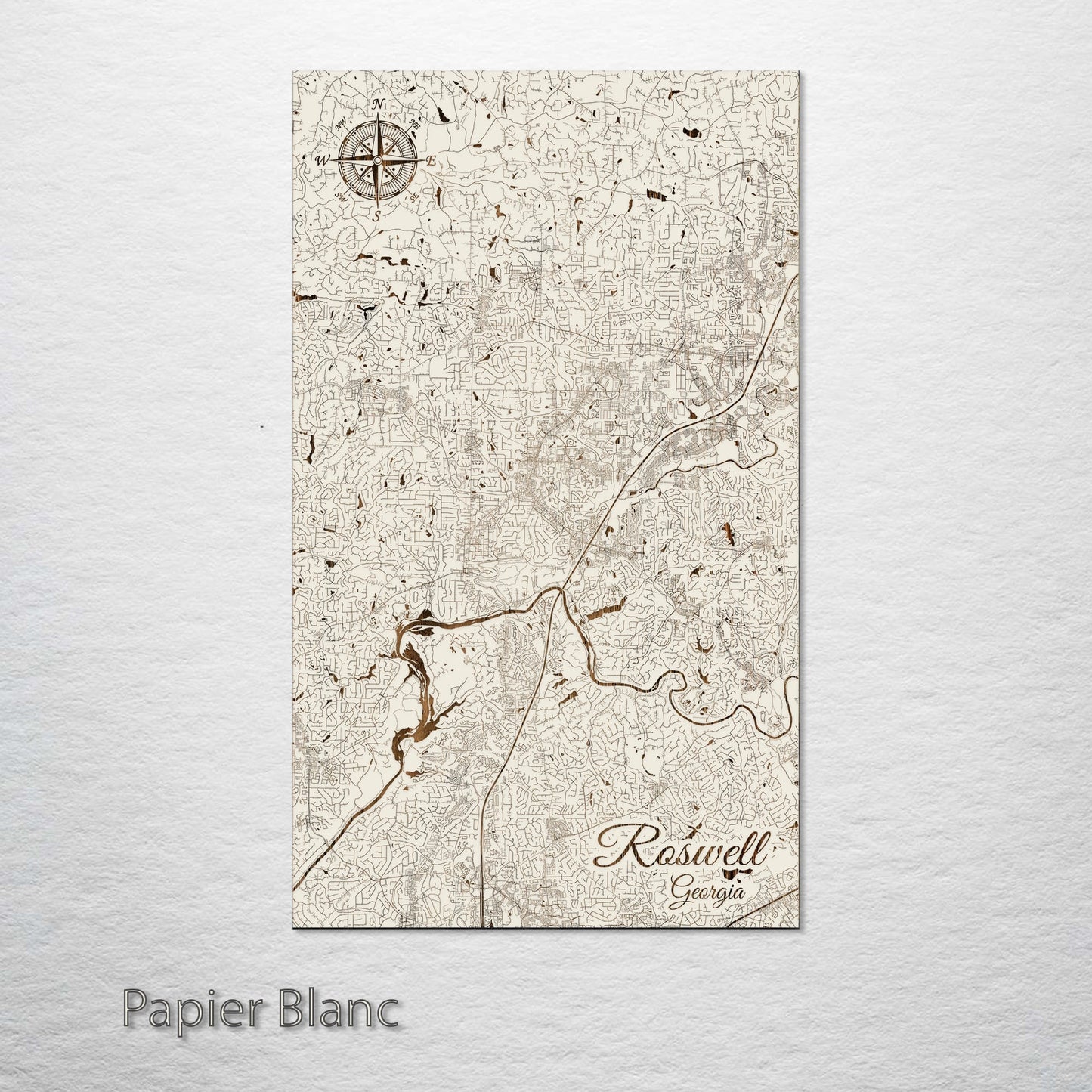 Roswell, Georgia Street Map