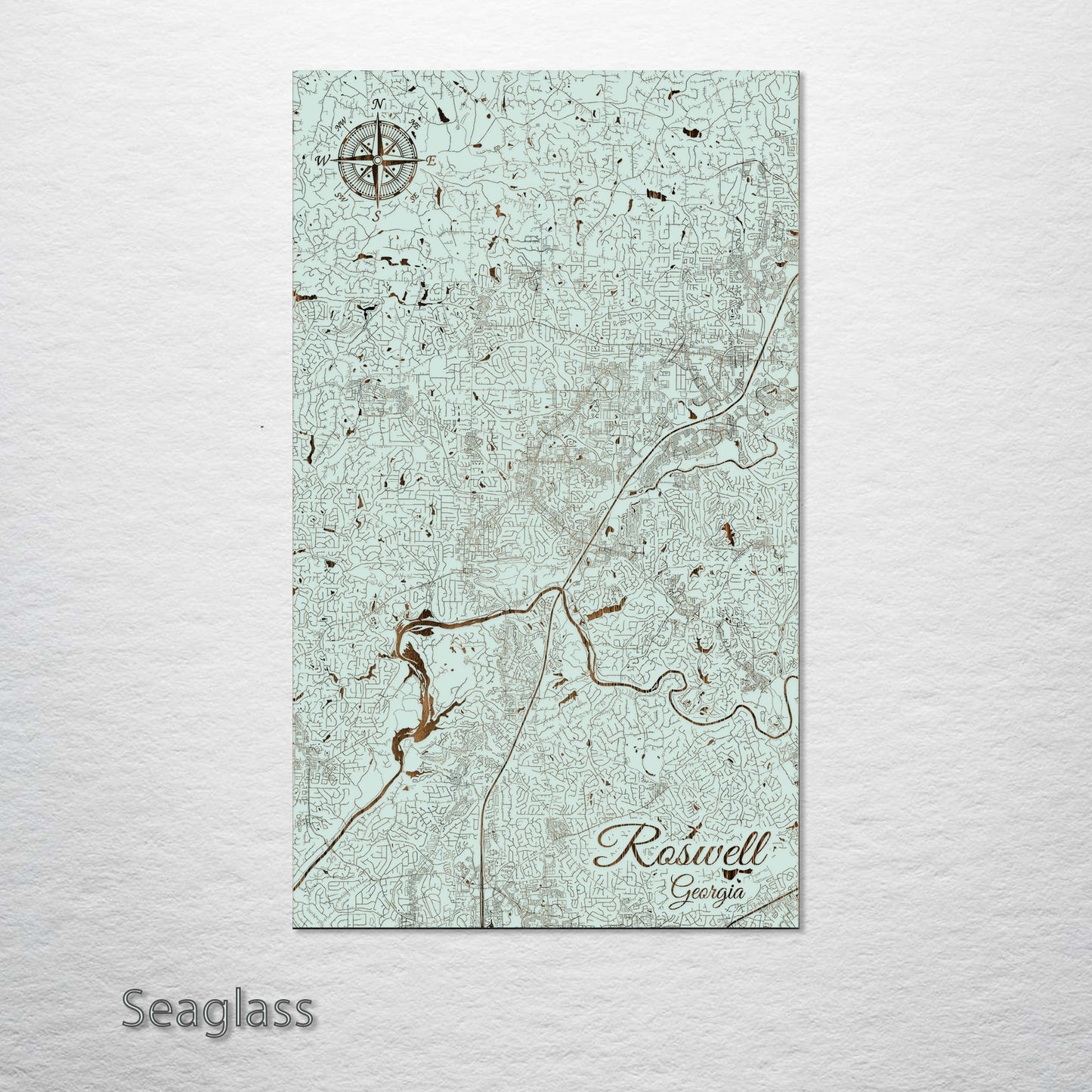 Roswell, Georgia Street Map