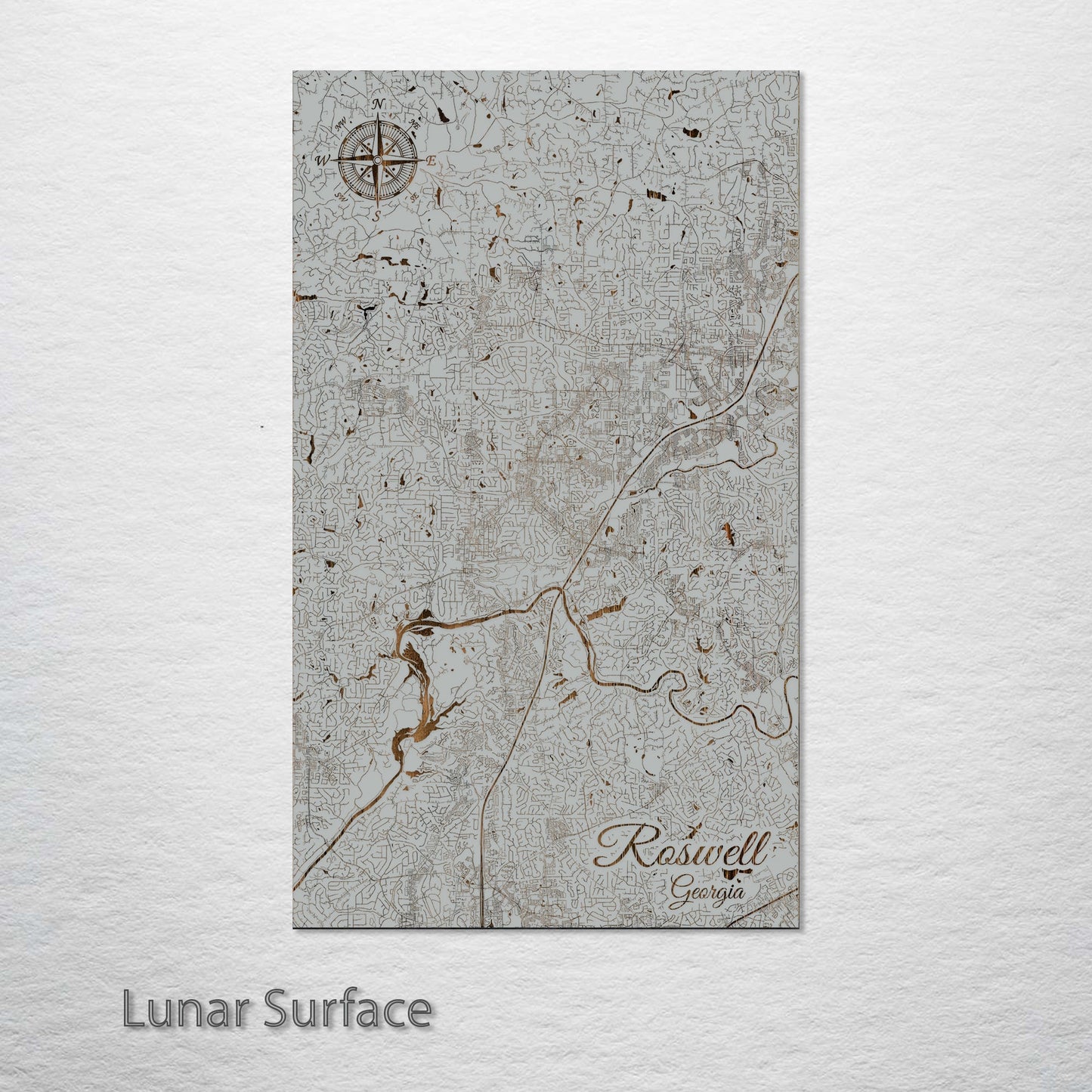 Roswell, Georgia Street Map