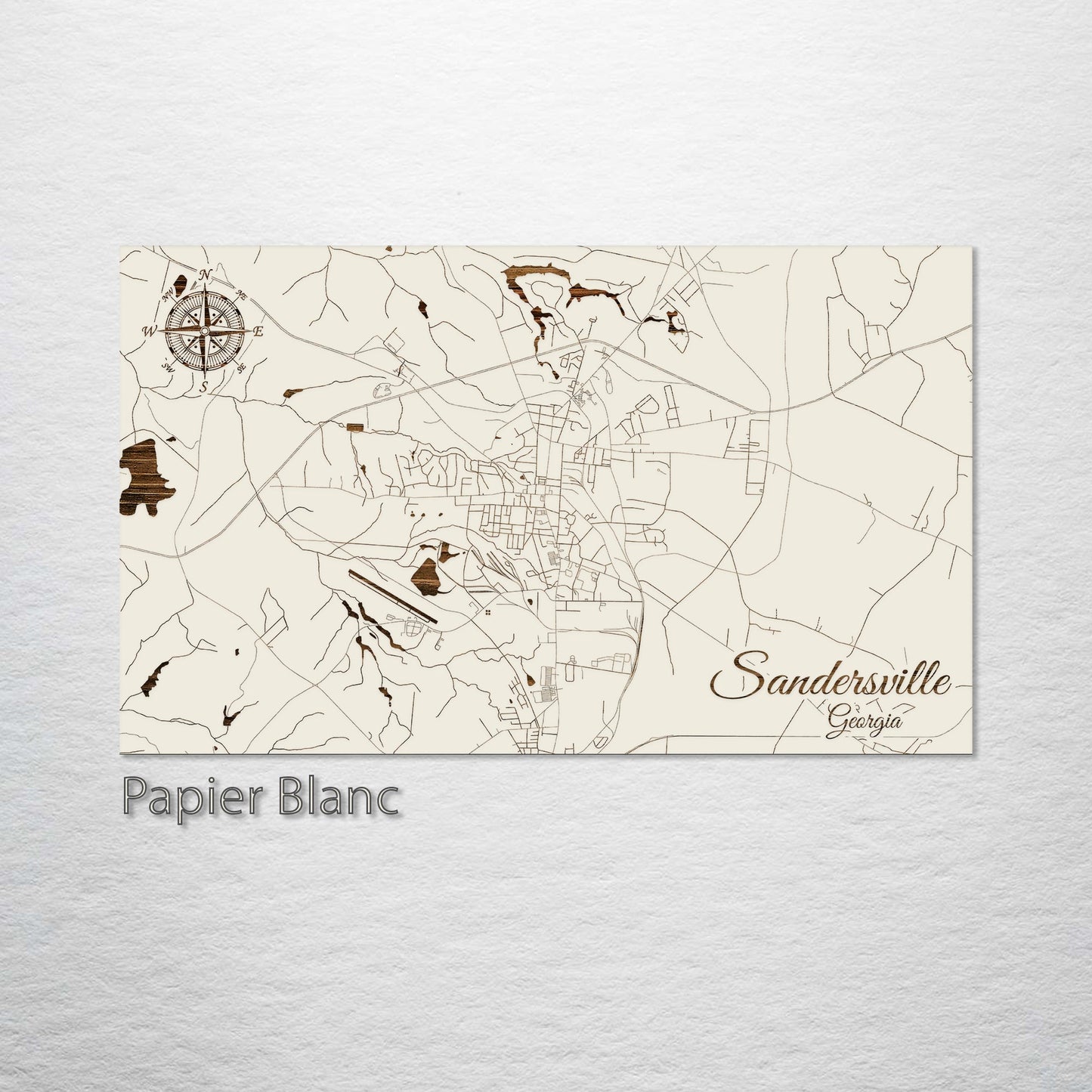 Sandersville, Georgia Street Map