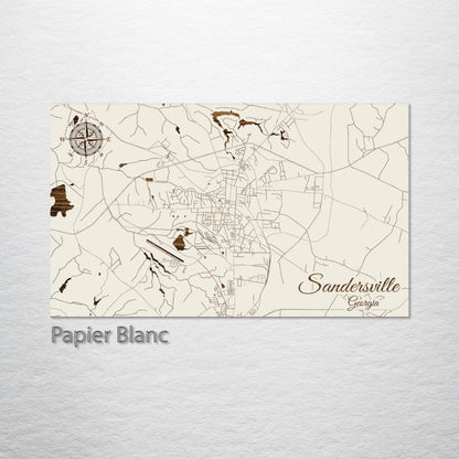 Sandersville, Georgia Street Map