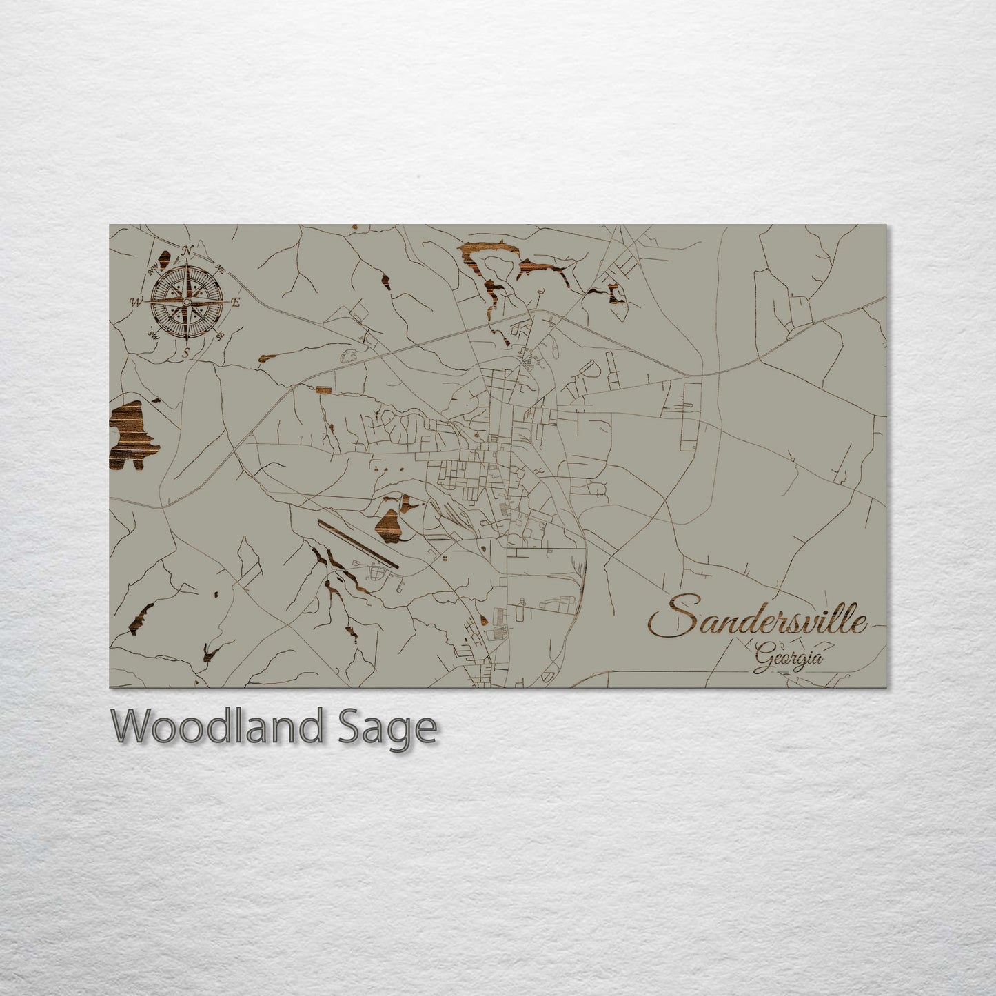 Sandersville, Georgia Street Map