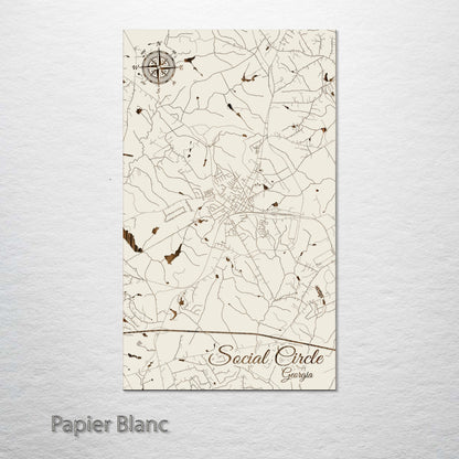 Social Circle, Georgia Street Map