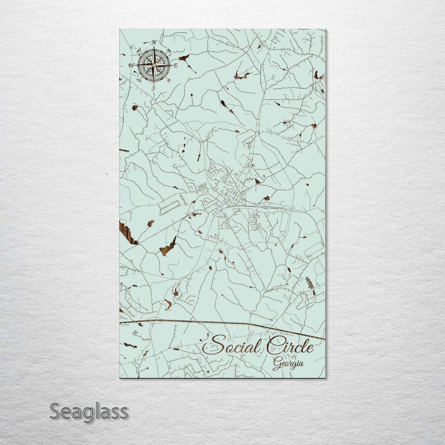 Social Circle, Georgia Street Map