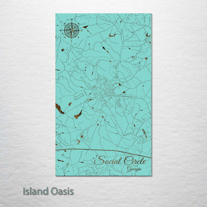 Social Circle, Georgia Street Map