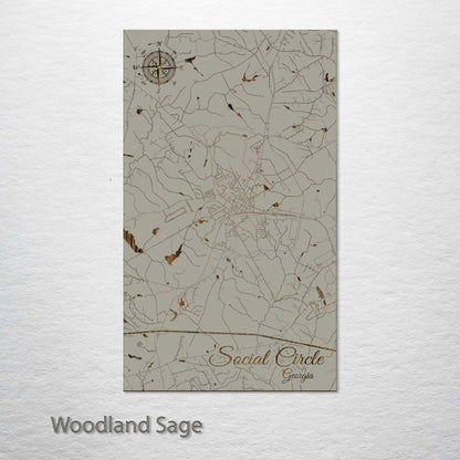 Social Circle, Georgia Street Map