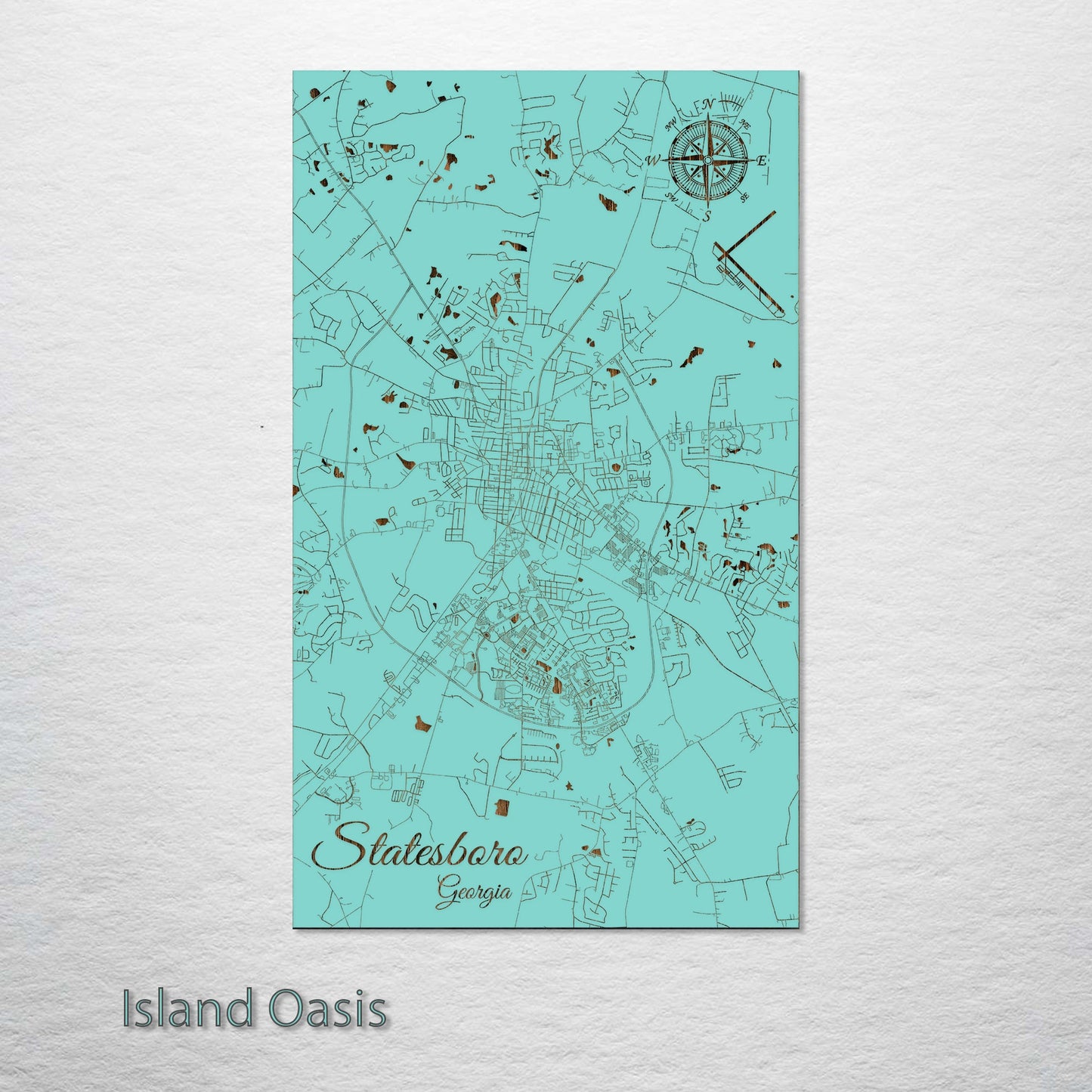 Statesboro, Georgia Street Map