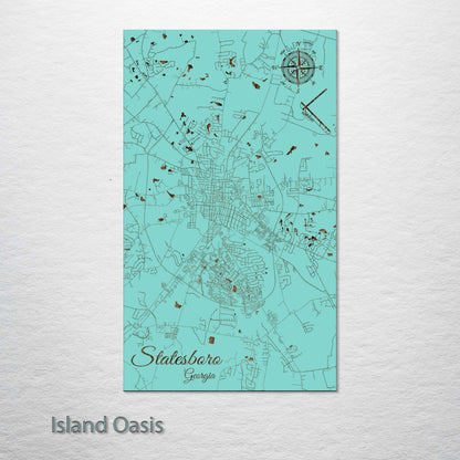 Statesboro, Georgia Street Map