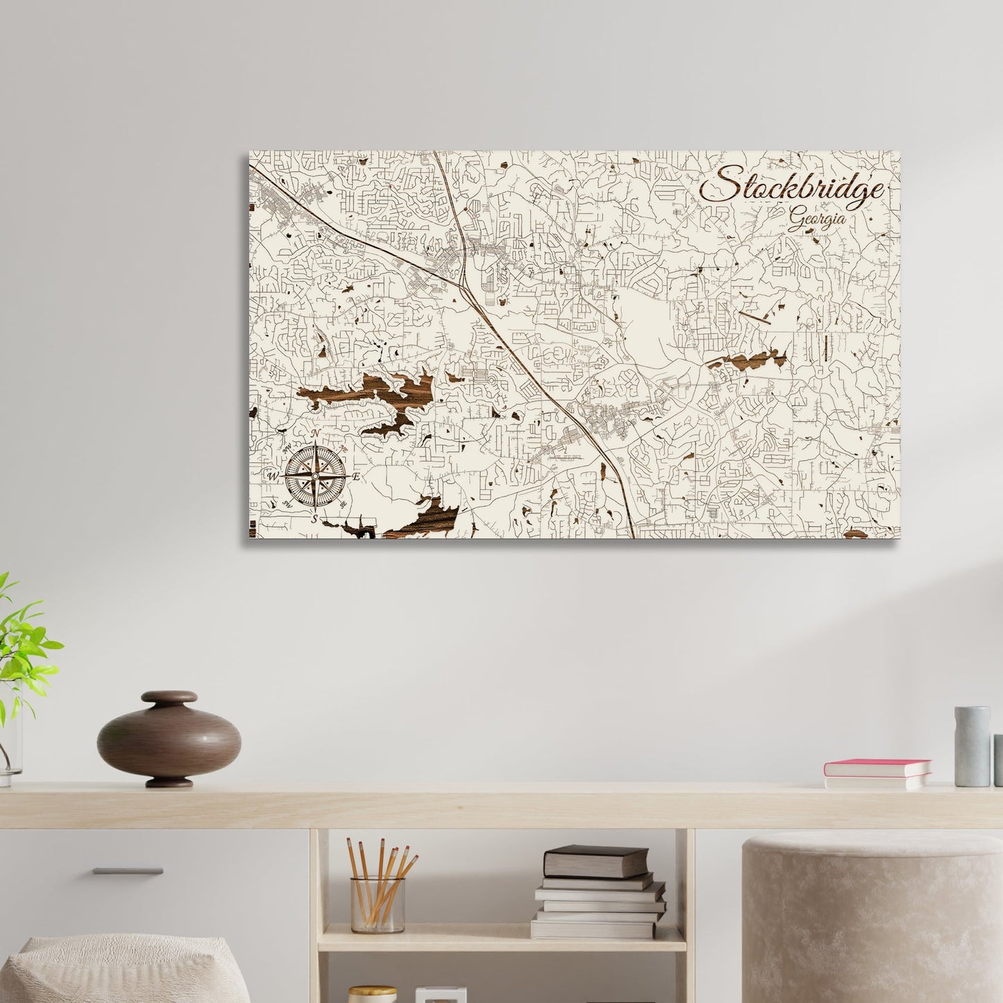 Stockbridge, Georgia Street Map