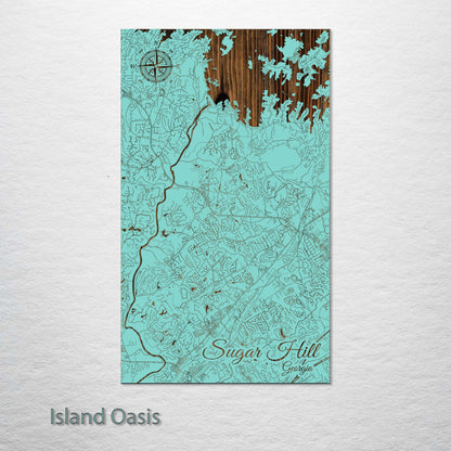 Sugar Hill, Georgia Street Map