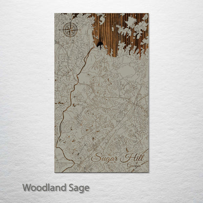 Sugar Hill, Georgia Street Map