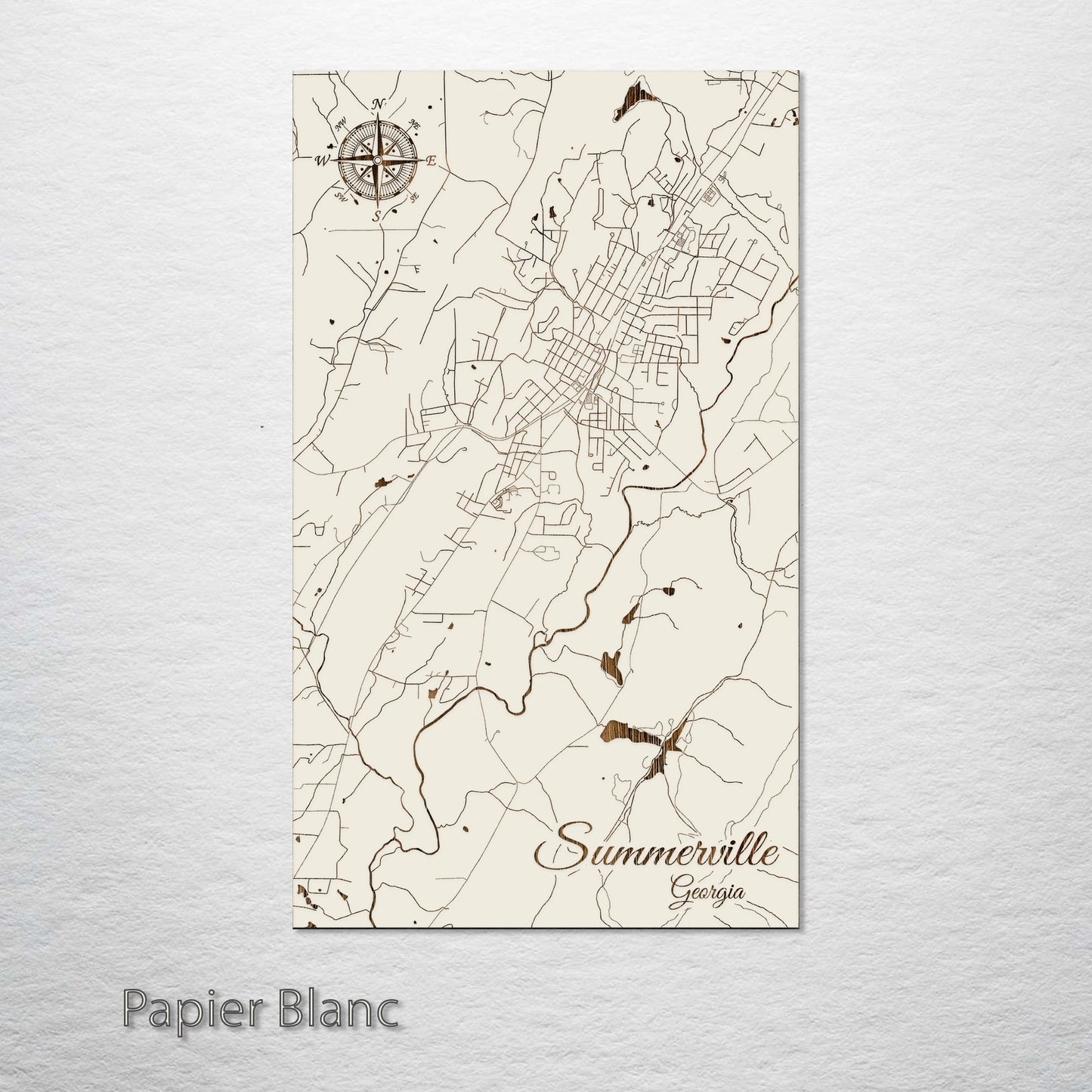 Summerville, Georgia Street Map