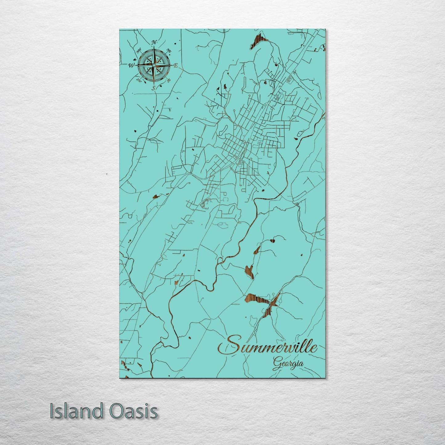 Summerville, Georgia Street Map