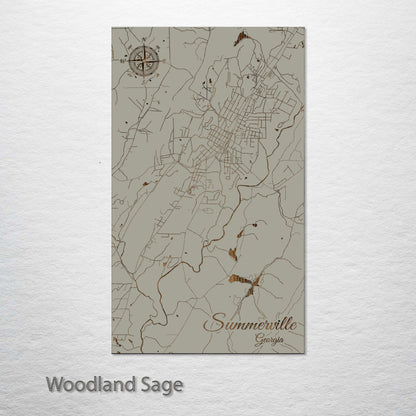 Summerville, Georgia Street Map