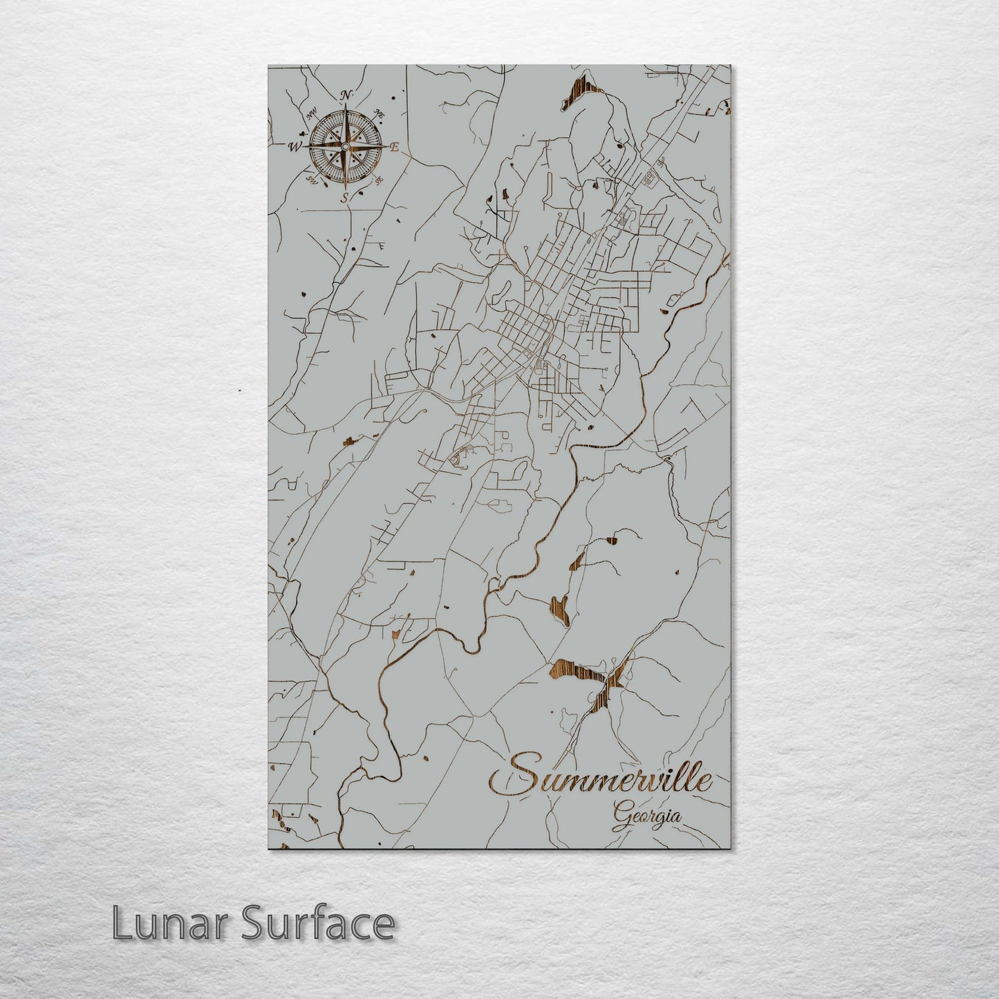 Summerville, Georgia Street Map