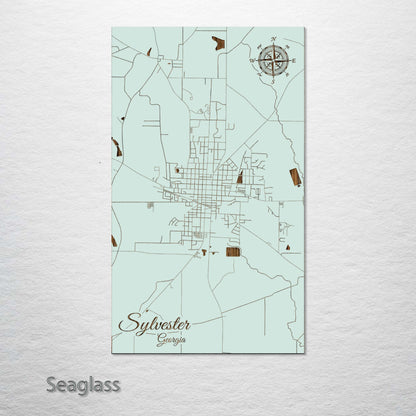 Sylvester, Georgia Street Map