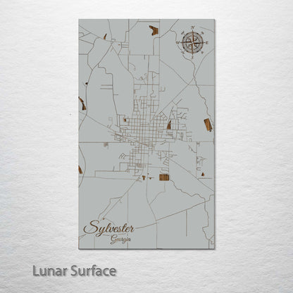 Sylvester, Georgia Street Map