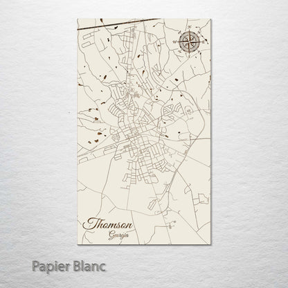 Thomson, Georgia Street Map