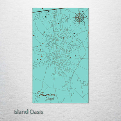 Thomson, Georgia Street Map