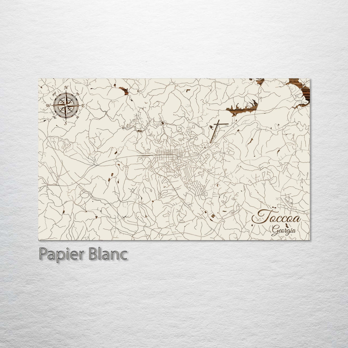 Toccoa, Georgia Street Map