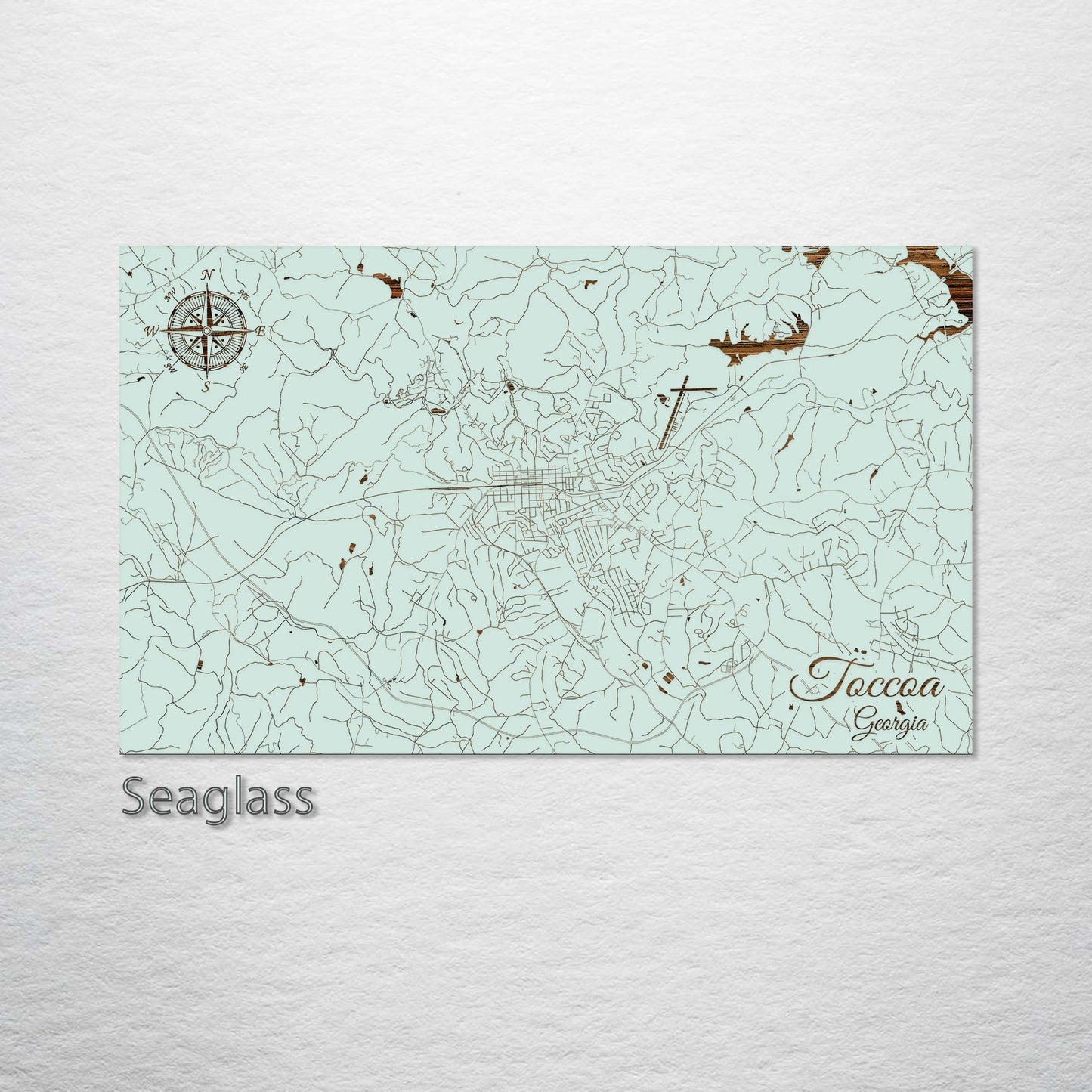 Toccoa, Georgia Street Map