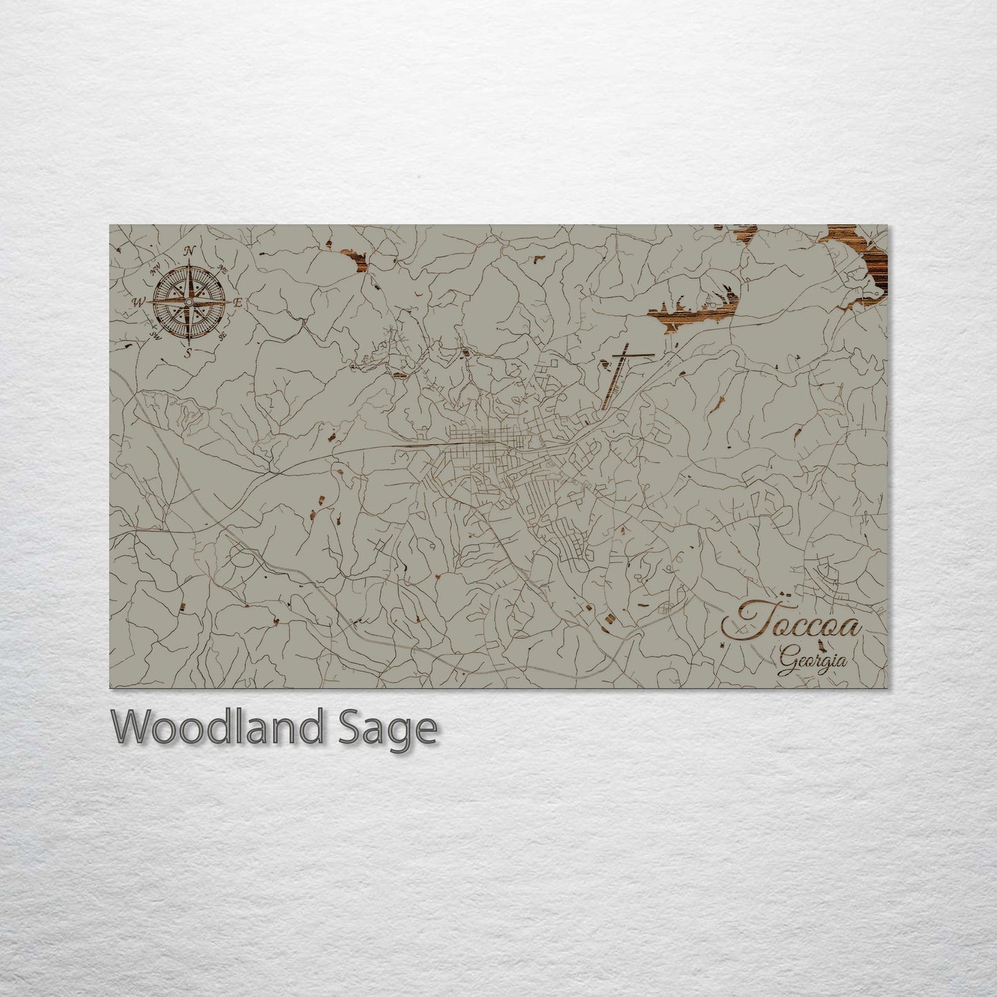 Toccoa, Georgia Street Map