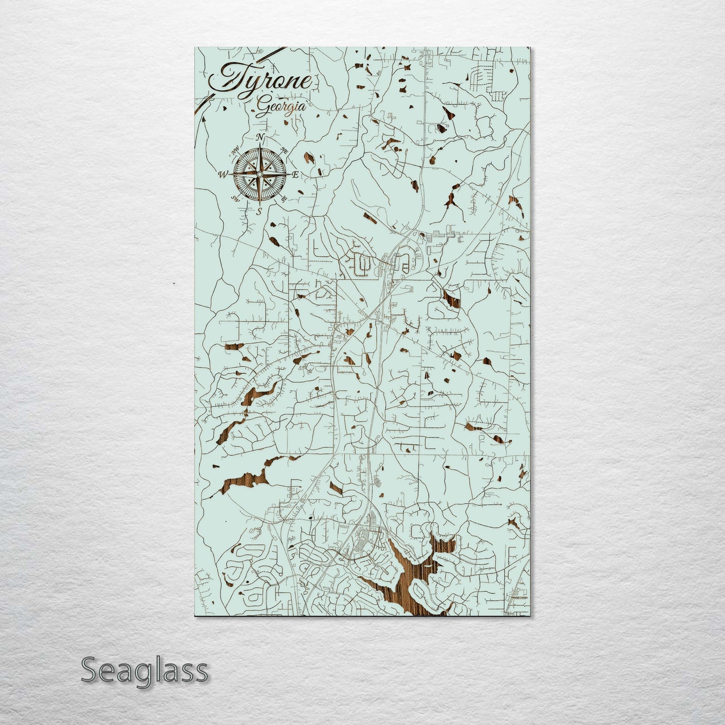 Tyrone, Georgia Street Map