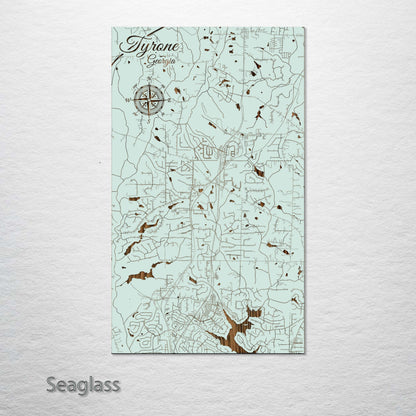 Tyrone, Georgia Street Map