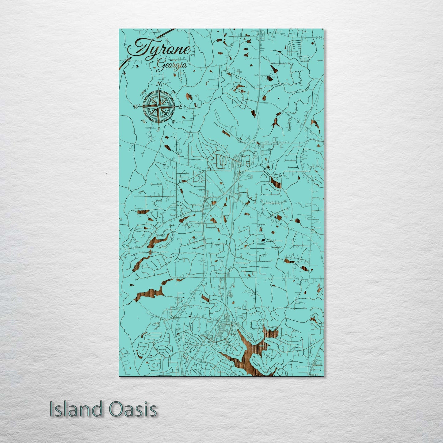 Tyrone, Georgia Street Map