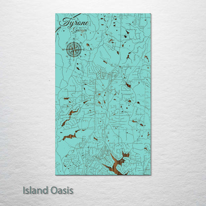 Tyrone, Georgia Street Map