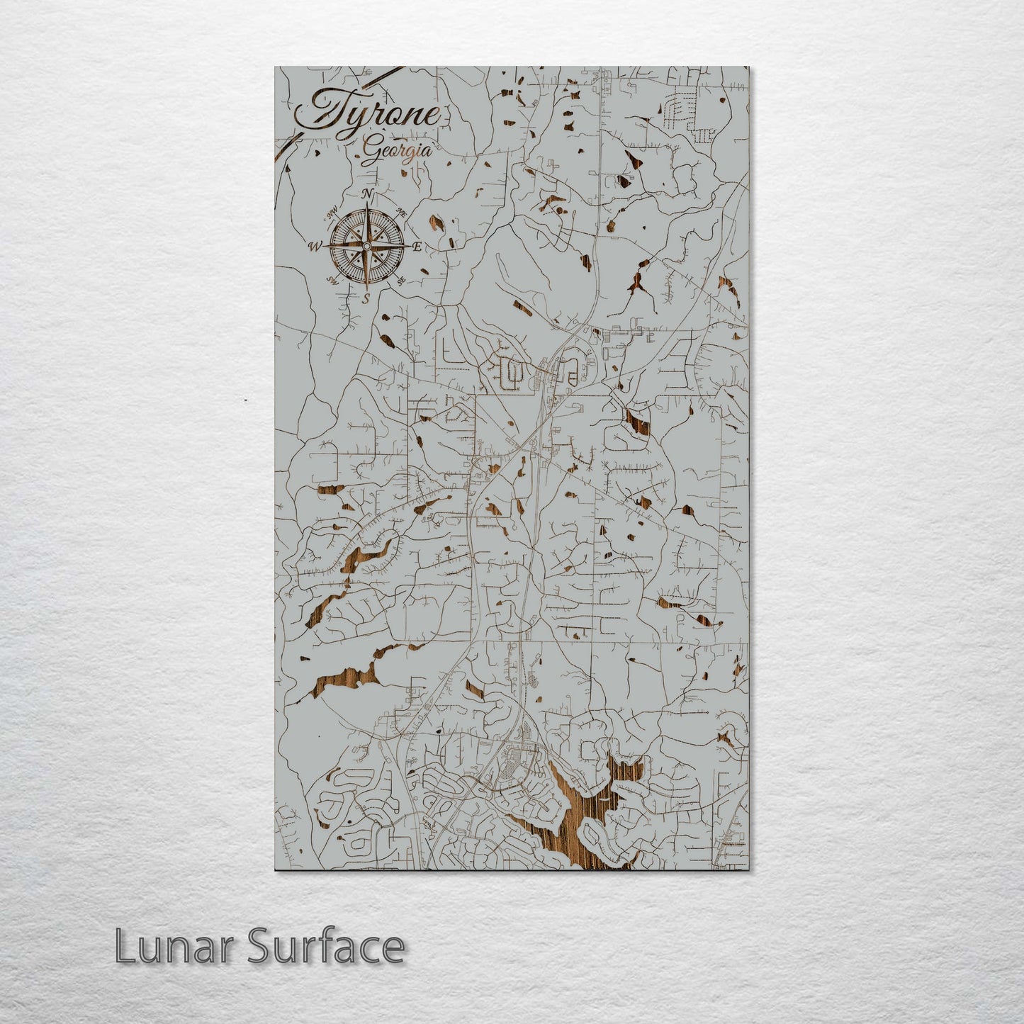 Tyrone, Georgia Street Map