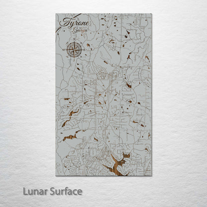 Tyrone, Georgia Street Map