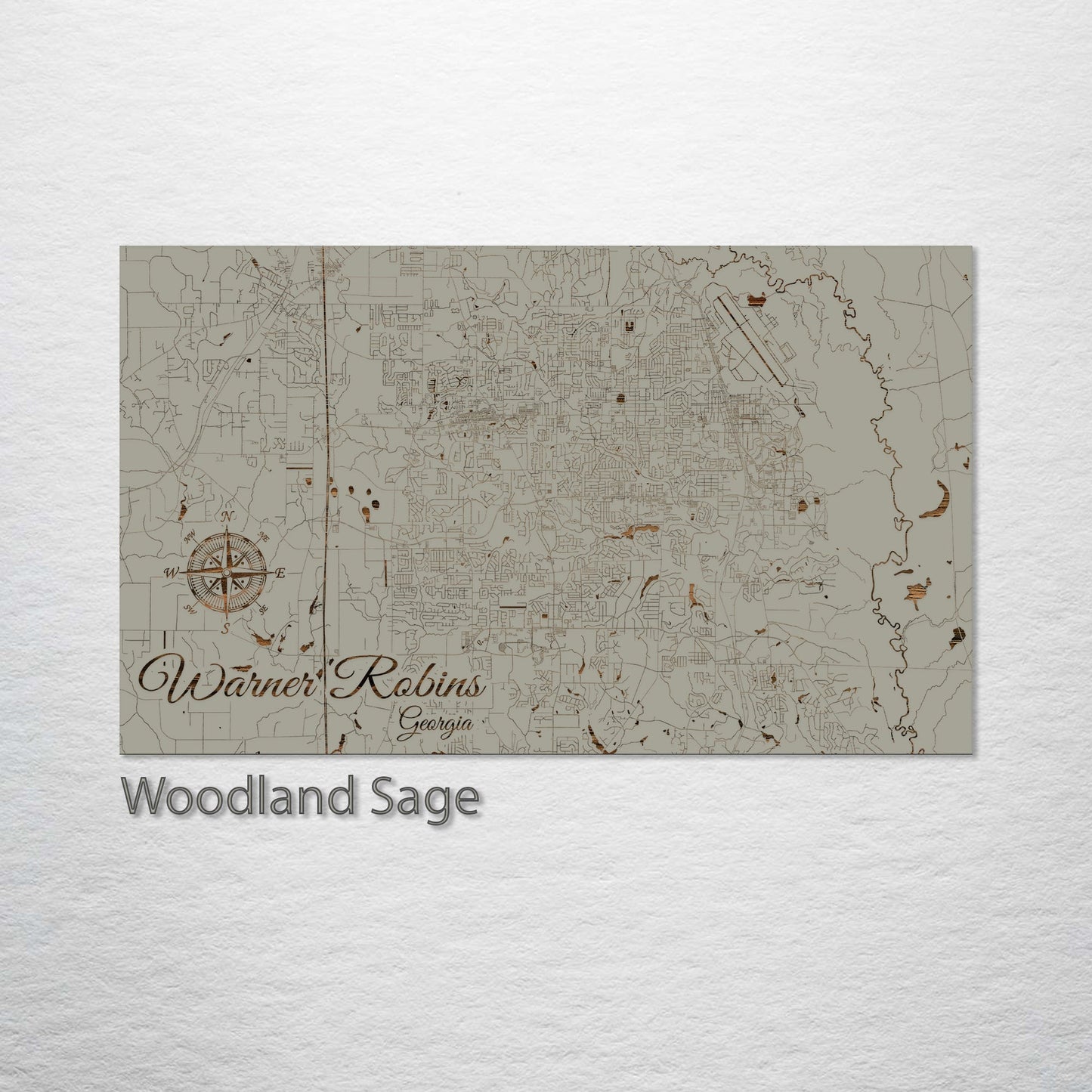 Warner Robins, Georgia Street Map