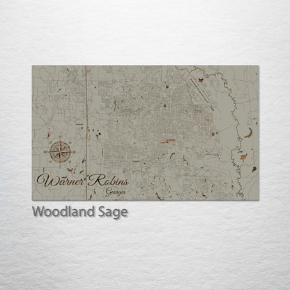 Warner Robins, Georgia Street Map