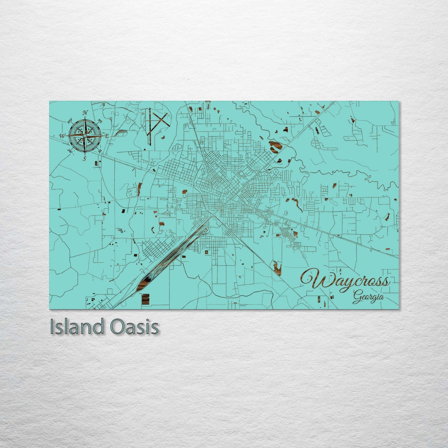 Waycross, Georgia Street Map