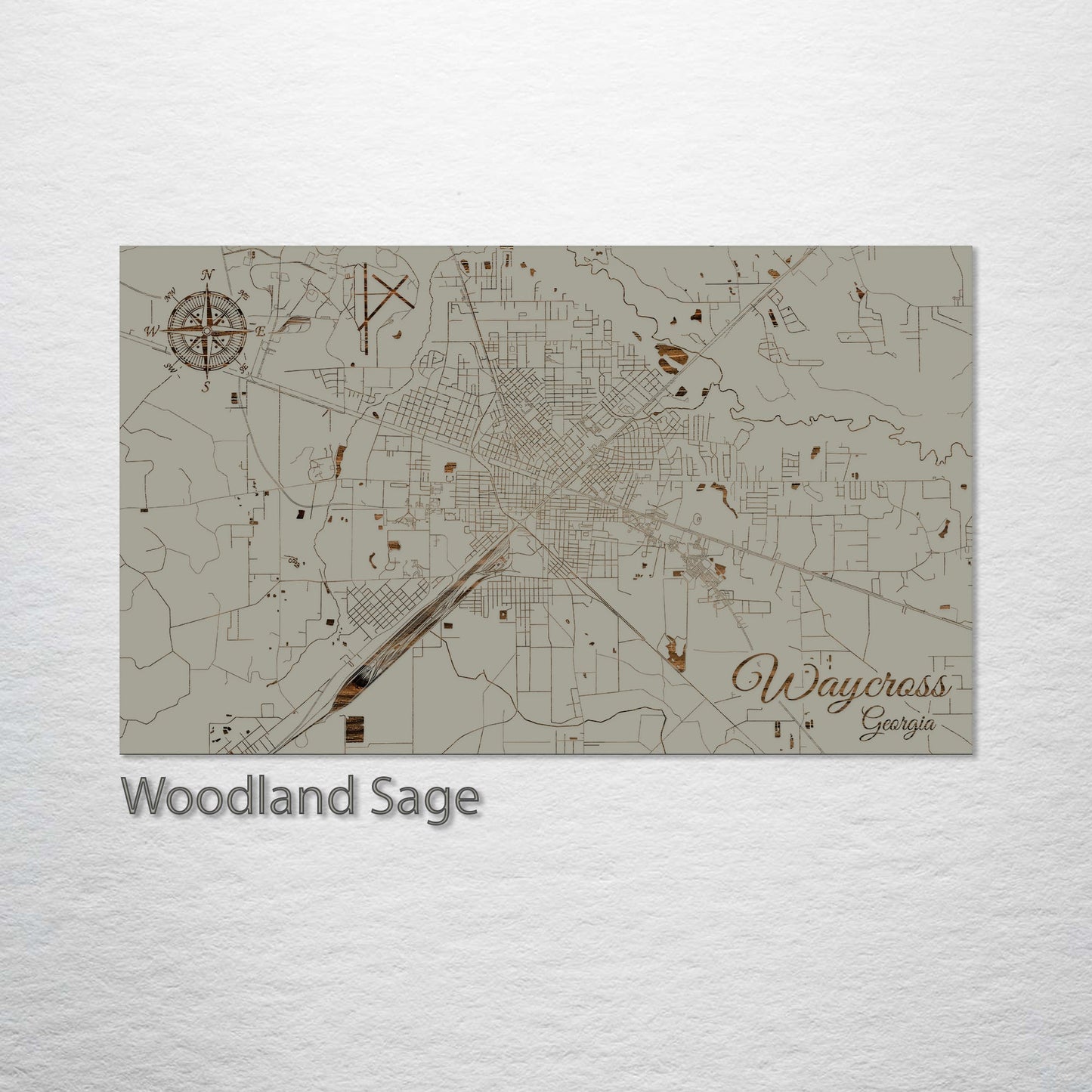 Waycross, Georgia Street Map