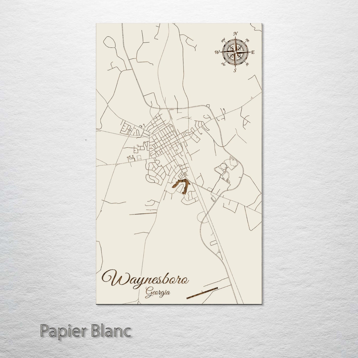 Waynesboro, Georgia Street Map