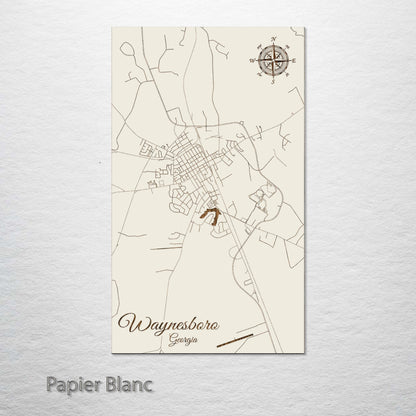 Waynesboro, Georgia Street Map