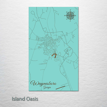 Waynesboro, Georgia Street Map