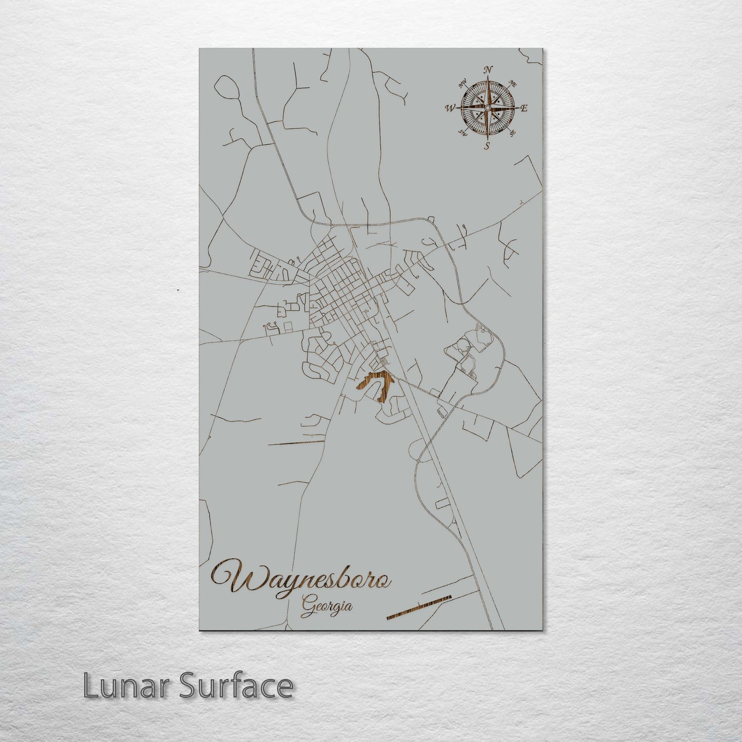 Waynesboro, Georgia Street Map