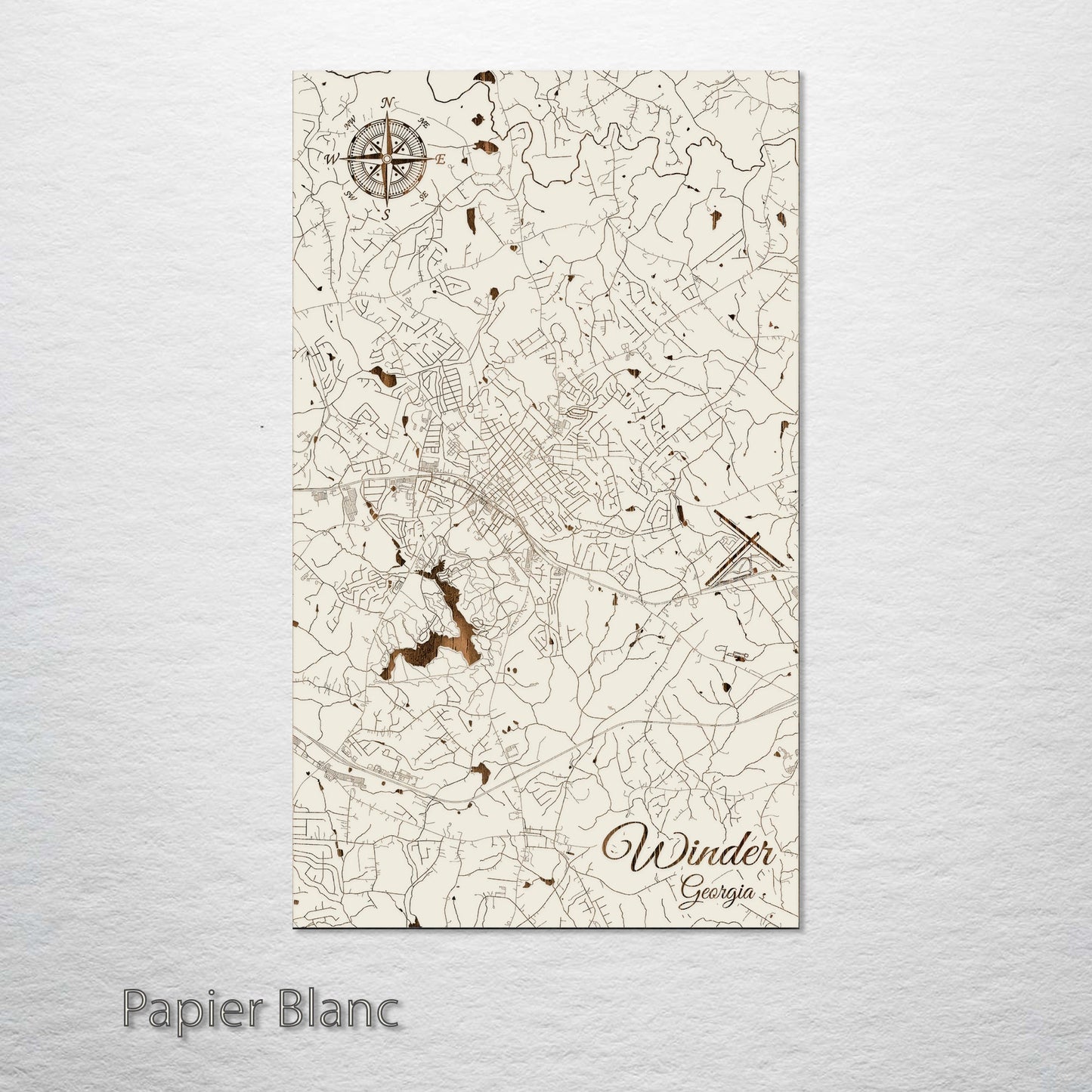 Winder, Georgia Street Map