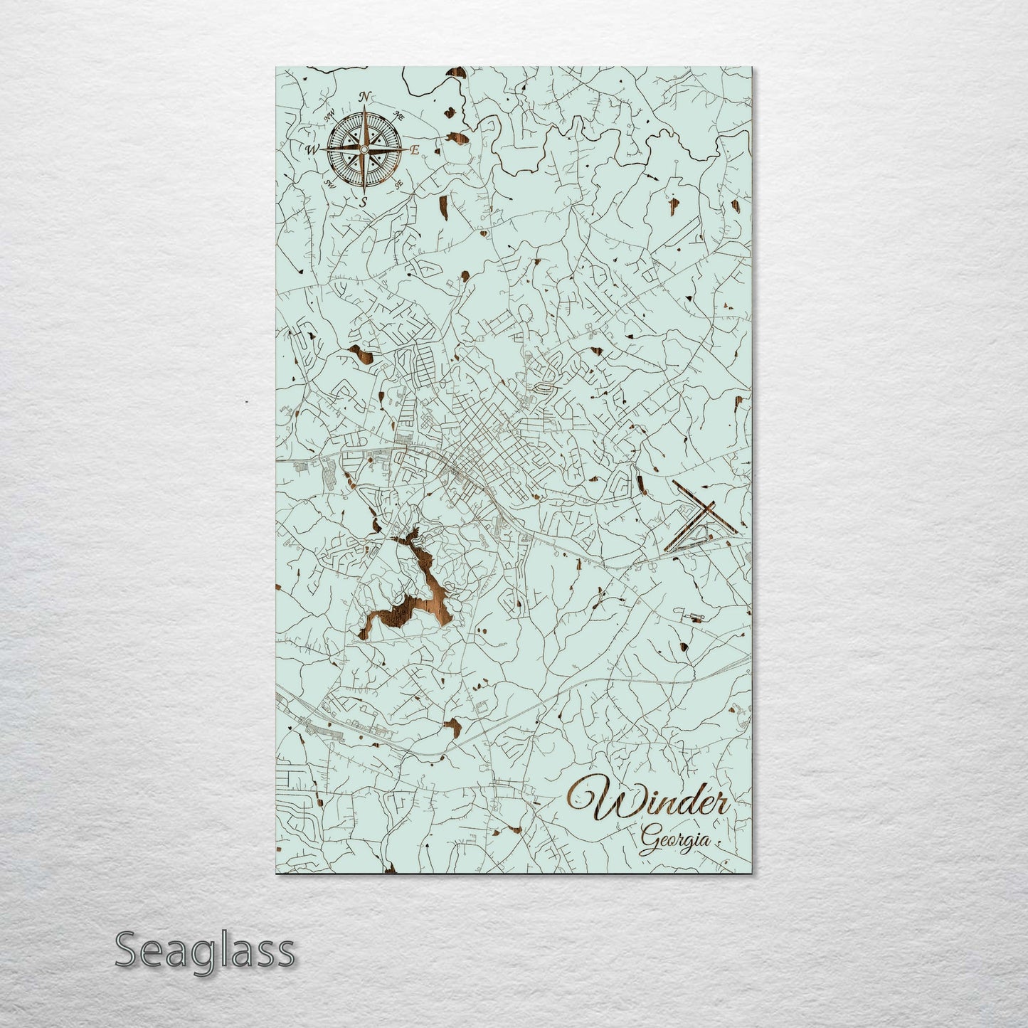 Winder, Georgia Street Map