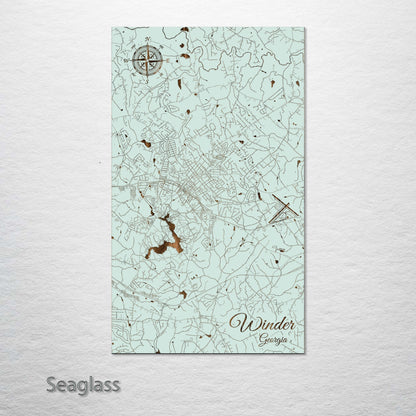 Winder, Georgia Street Map