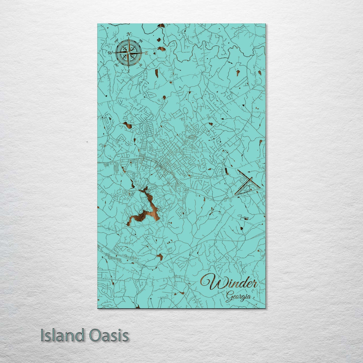 Winder, Georgia Street Map