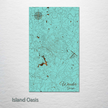 Winder, Georgia Street Map