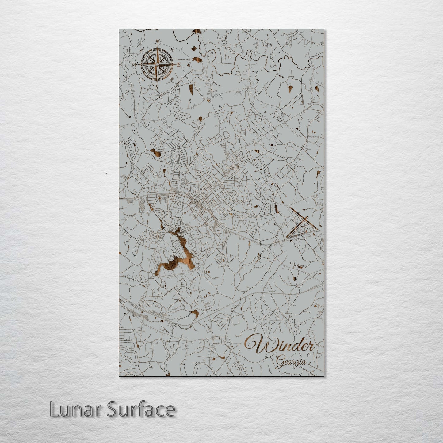 Winder, Georgia Street Map