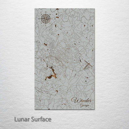 Winder, Georgia Street Map