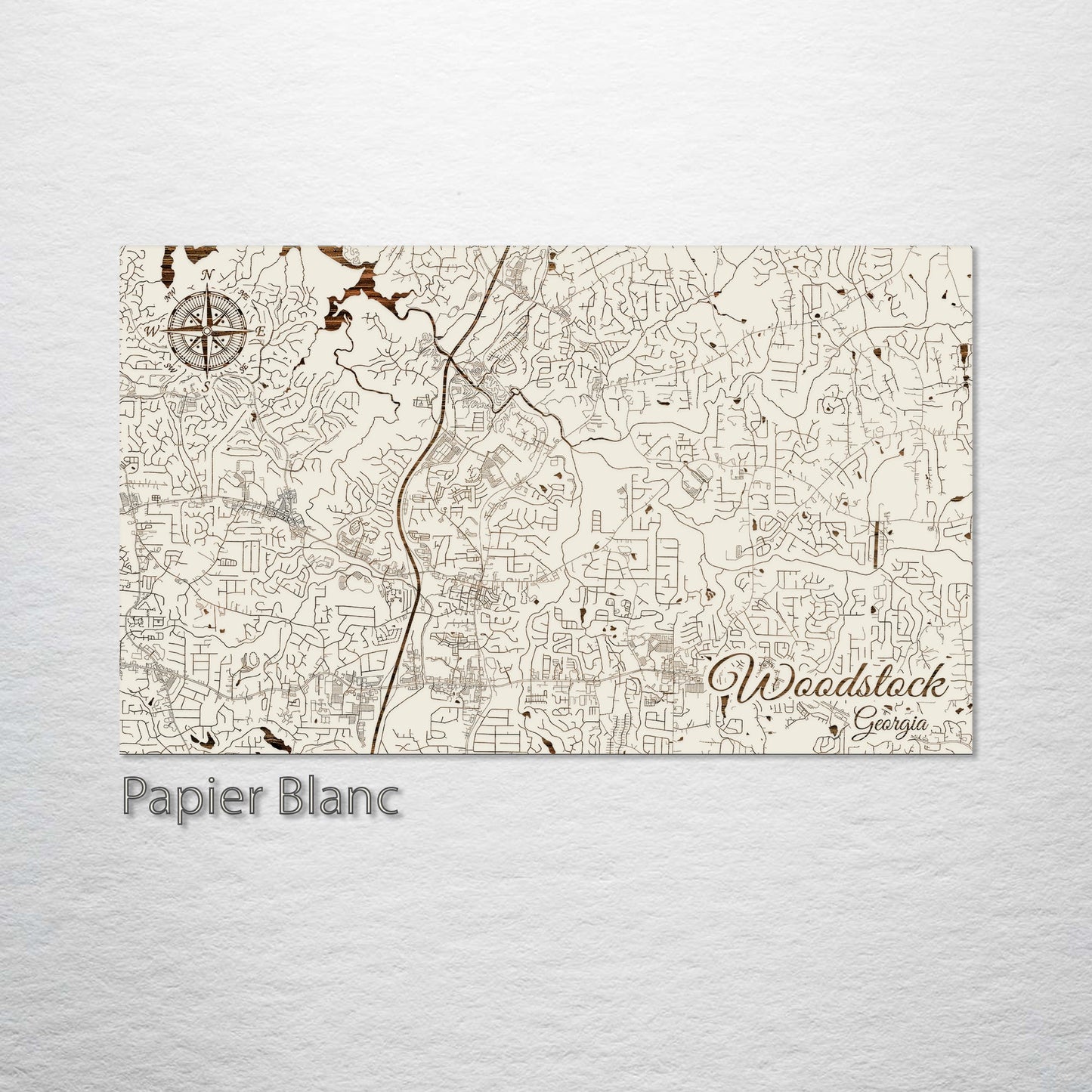 Woodstock, Georgia Street Map