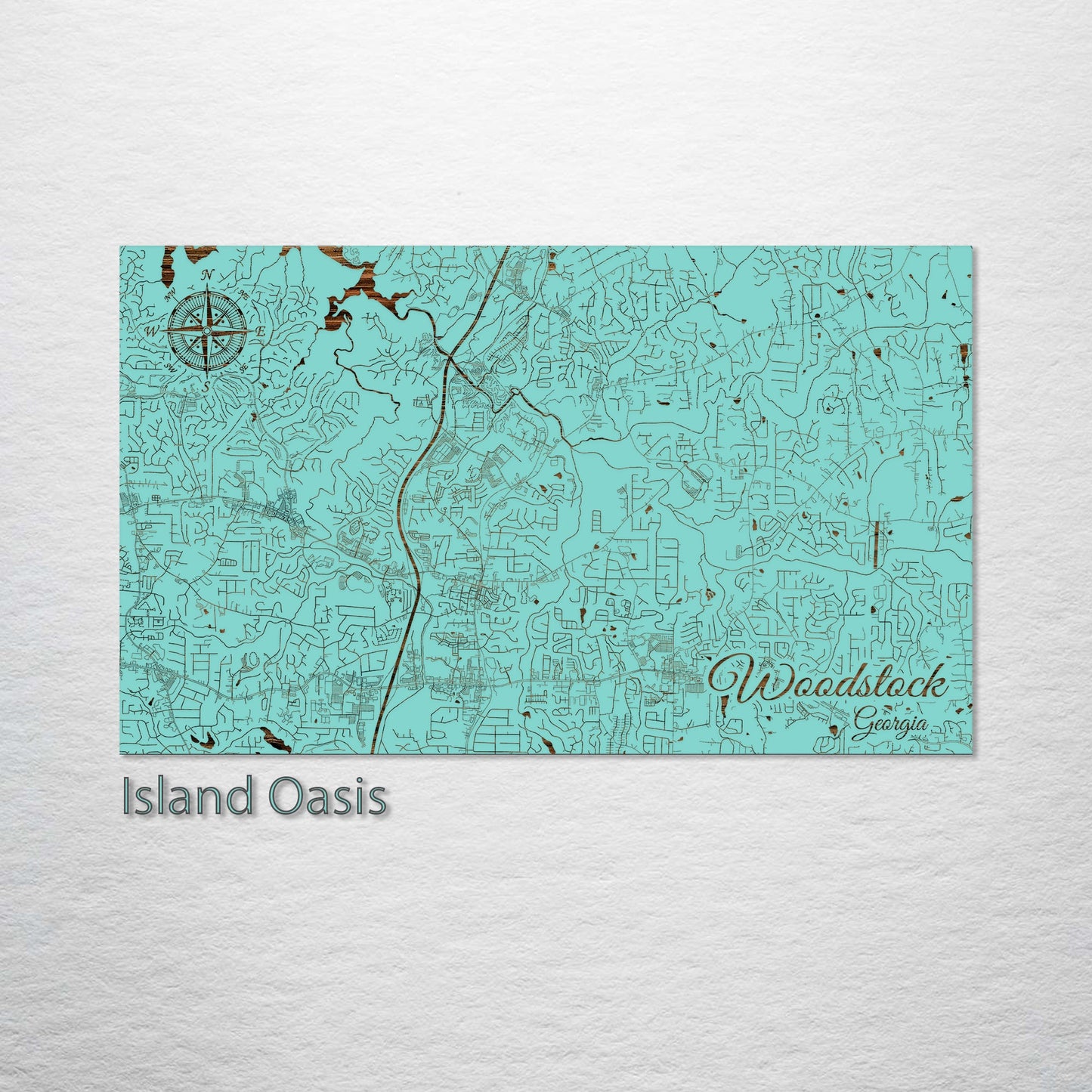 Woodstock, Georgia Street Map