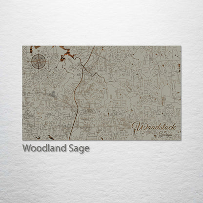 Woodstock, Georgia Street Map